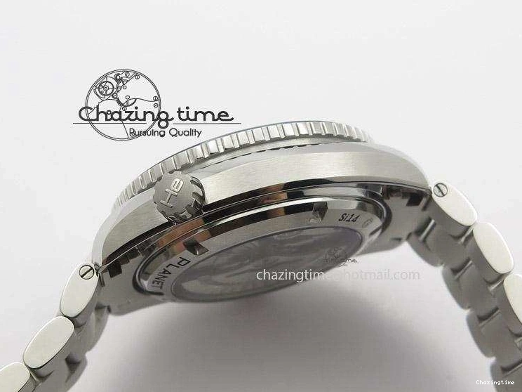 0326 Planet Ocean GMT 42mm V6F Best Edition Blue Bezel Blue Dial On SS Bracelet A ModernLook 8274